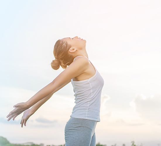 woman-streching